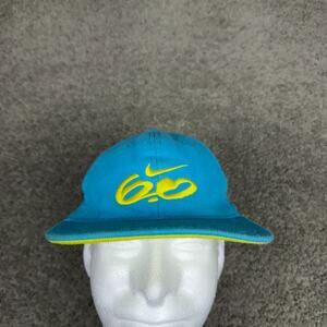 Nike 6.0 Hat Boys 8-20 Blue Yellow Swoosh Fitted Baseball Cap Casual Youth